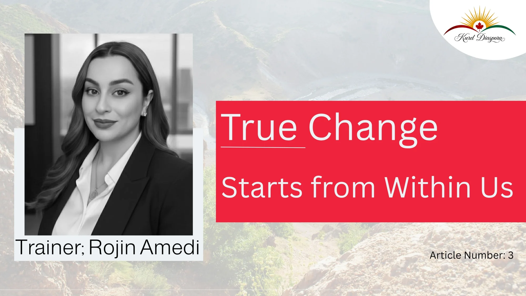 True Change Starts from Within Us